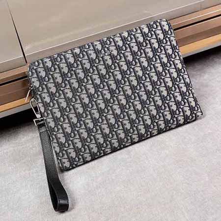 迪奧男士手拿包真皮時尚休閑夾包 手抓包休閑