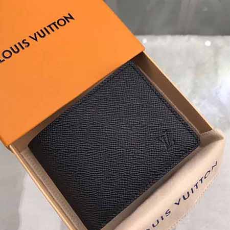 路易威登歐美大品牌短款錢包 女真皮Amerigo錢