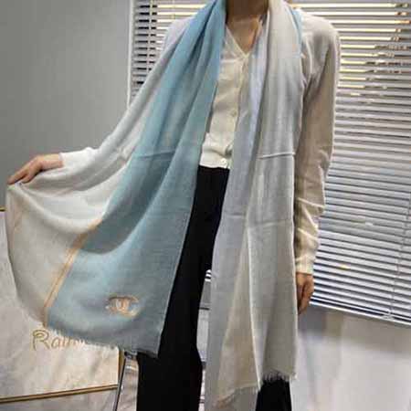 大品牌小香風(fēng)高等雙面披肩水波紋秋冬女士加厚長款保暖羊絨圍巾