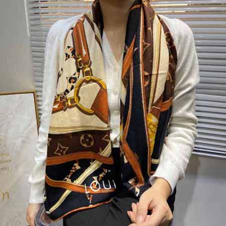 LV超大女士流行新款時尚秋冬高等大品牌圍巾