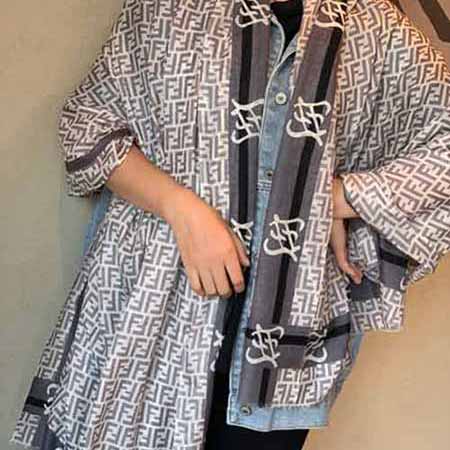 FD披肩 外套女士大衣毛毯式大披肩圍巾高等大品牌高等坎肩