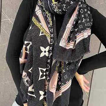 迪奧羊絨圍巾女冬季披肩時(shí)尚洋氣冬款大品牌保暖加厚圍脖