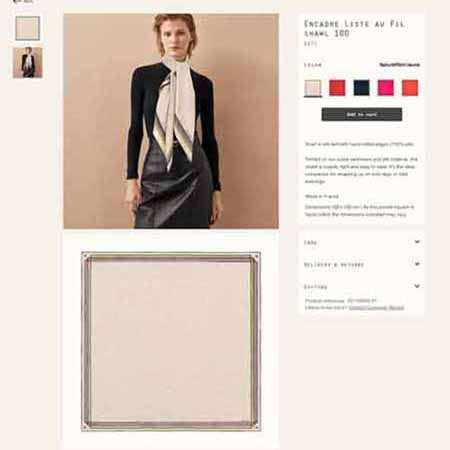 愛馬仕羊絨方巾驚艷問世！白富美鐘愛，大品牌控尖叫畢備！