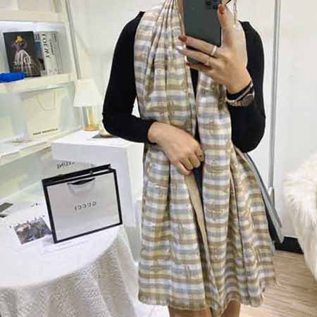 LV羊絨圍巾女生加厚保暖高等披肩冬季百搭時尚圍脖禮盒裝大品牌