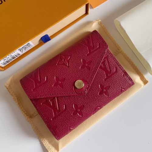 精仿荔枝紋牛皮錢包，小巧柔美，時尚