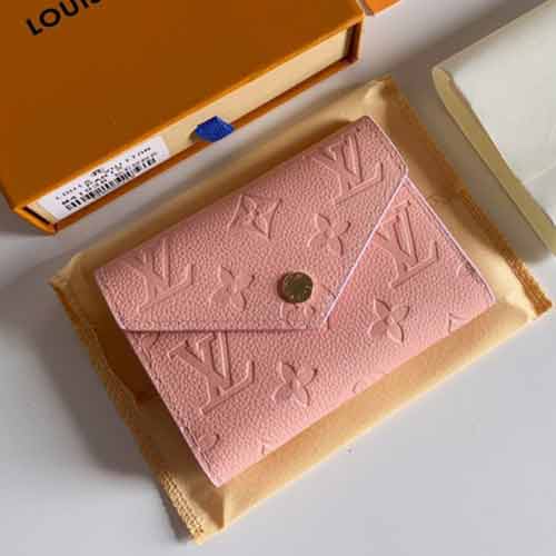 LV柔美荔枝紋小錢夾M41938，隨身時
