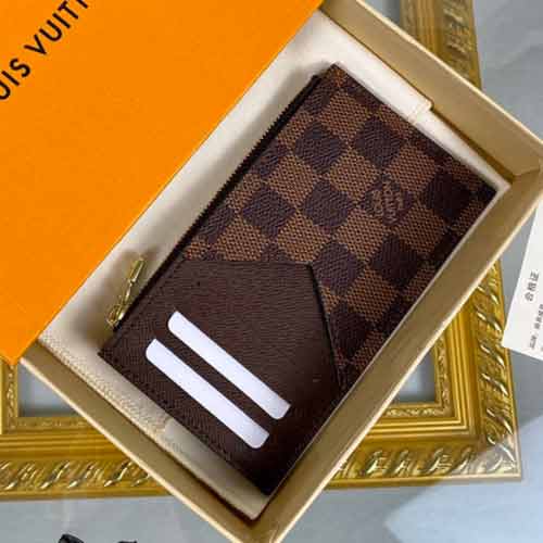 LV帆布裁制存儲零錢N64038，信用卡