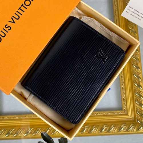 LV水波紋牛皮名片夾M2292，輕松攜