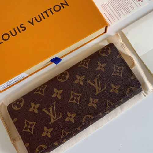 路易威登Monogram帆布錢夾M58101，精致手包外形