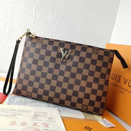 牛皮新款潮流男士牛皮GG手拿包