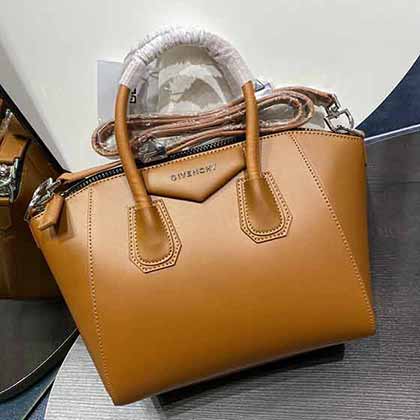 紀梵希新款頭層牛皮全皮手提斜挎單肩女包