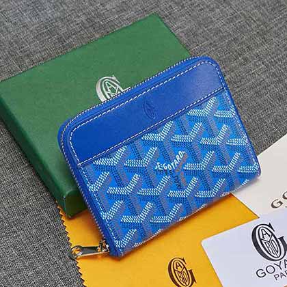 法國巴黎戈雅男女同款印花經典名片夾短款錢夾零錢包卡包