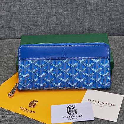 精品戈雅牛皮長款拉鏈錢包手包男女多層錢夾卡位多