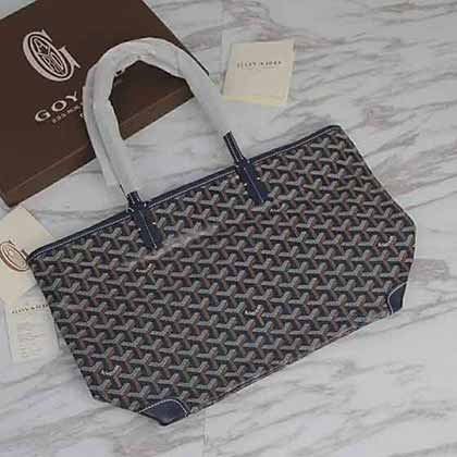 戈雅經(jīng)典狗牙Y字單面手提購(gòu)物袋 Goyard帆布托特女包