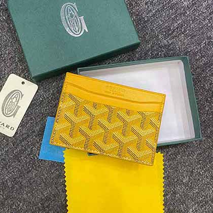 GOYARD法式優雅卡片包 訂制Y涂鴉料配皮輕便耐磨