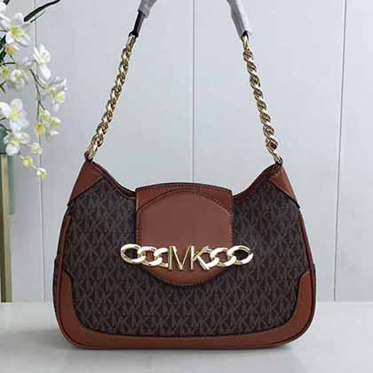 法國MK&ins女包包 新款復古時尚潮真皮斜挎包 