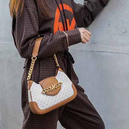 mk女包楊冪明星同款腋下包秋冬季新款Hally小號老單
