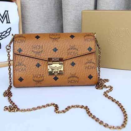 韓國專柜MCM鏈條經典信封包 經典Viseto