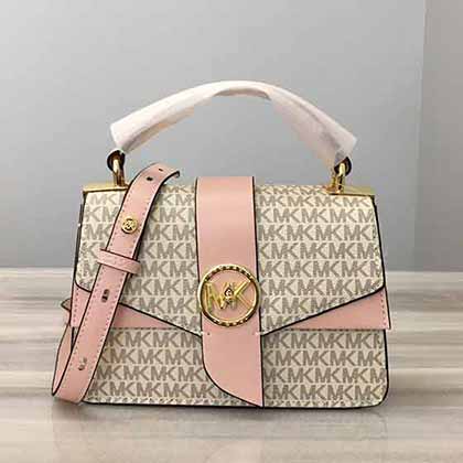 MK女包 Jessie酒神中號老花信封郵差包 單肩斜