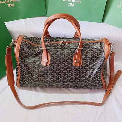 GOYARD 訂制Y涂鴉料配皮法式優雅旅行袋