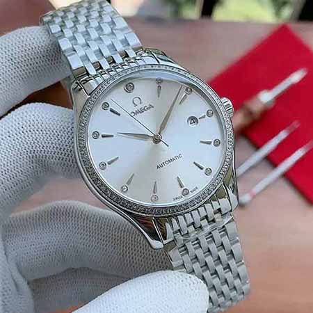 歐米茄精品推存瑞士男機械手表，高等西鐵城械芯三針男