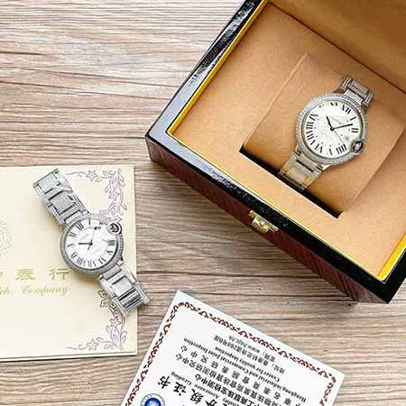 V7版復刻高版！奢華卡地亞藍氣球滿鉆系列男士機