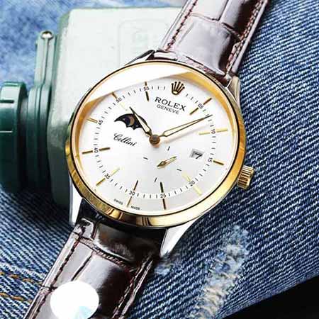 臺灣廠J5勞力士機械表 切利尼日月星辰系列日